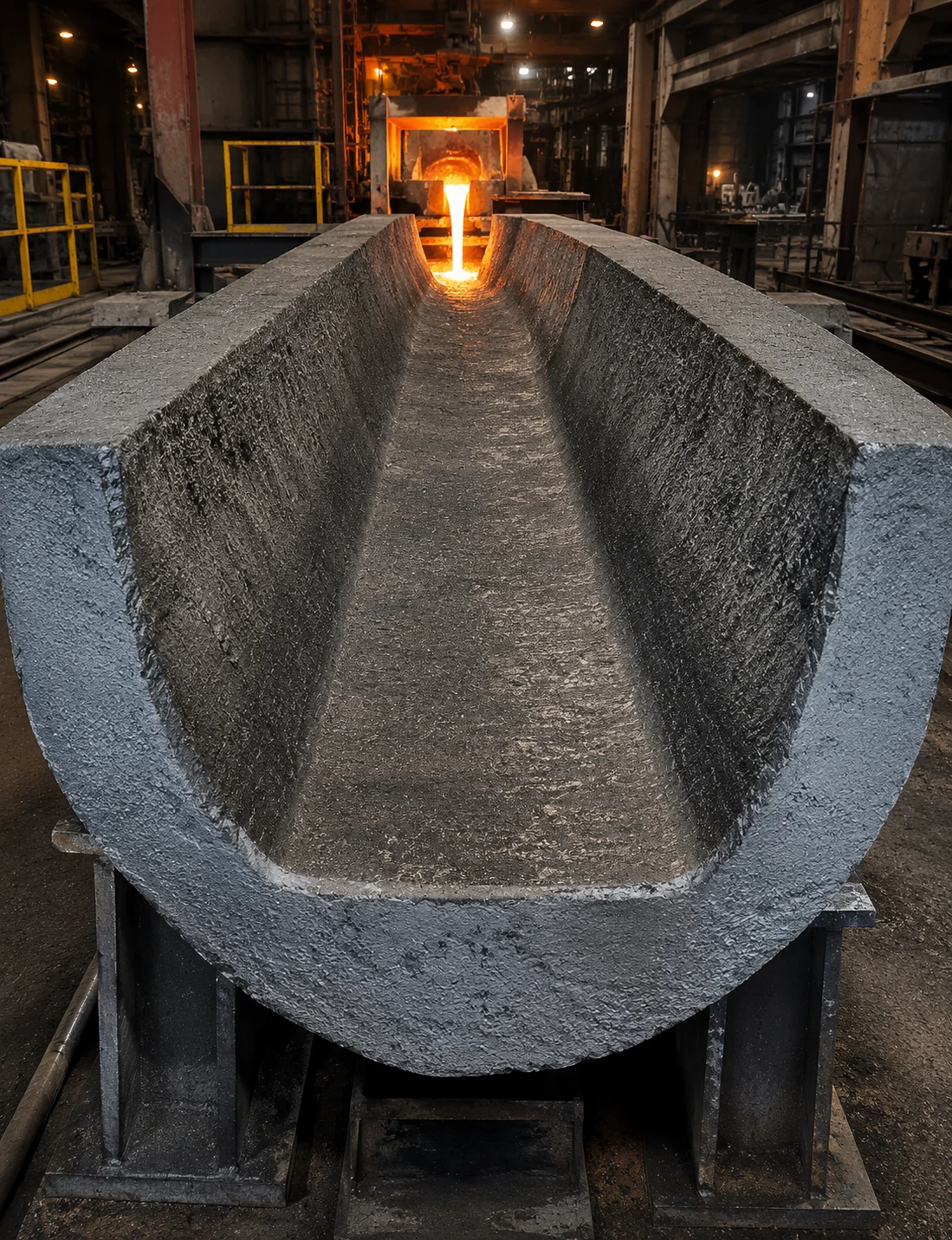 Blast Furnace Trough Castables for Blast Furnace and DRI Applications