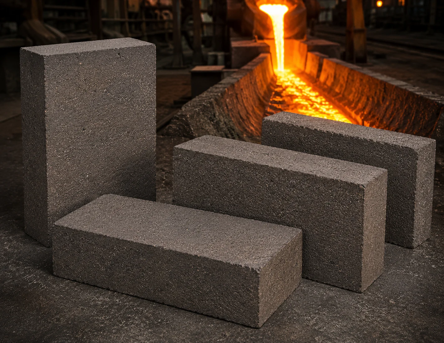 Iron Runner Bricks for Blast Furnace and DRI Applications