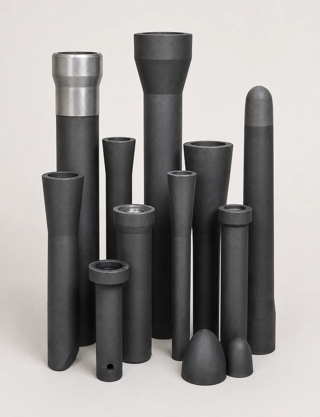 Submerged Entry Nozzles SEN for Continuous Casting, Tundish to Mould Steel Transfer and Flow Control Applications